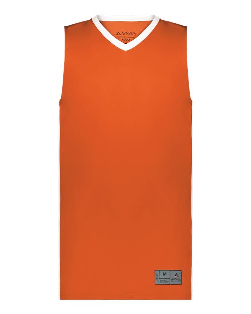 Augusta Sportswear Youth Match-Up Basketball Jersey - Orange/ White