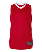 Augusta Sportswear Youth Match-Up Basketball Jersey - Scarlet/ White