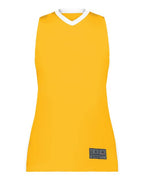 Augusta Sportswear Women's Match-Up Basketball Jersey - Gold/ White