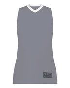 Augusta Sportswear Women's Match-Up Basketball Jersey - Graphite/ White