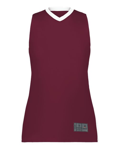 Augusta Sportswear Women's Match-Up Basketball Jersey - Maroon/ White