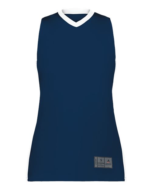 Augusta Sportswear Women's Match-Up Basketball Jersey - Navy/ White