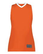 Augusta Sportswear Women's Match-Up Basketball Jersey - Orange/ White