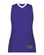 Augusta Sportswear Women's Match-Up Basketball Jersey - Purple/ White