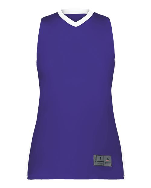 Augusta Sportswear Women's Match-Up Basketball Jersey - Purple/ White