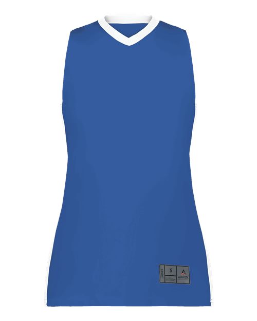 Augusta Sportswear Women's Match-Up Basketball Jersey - Royal/ White