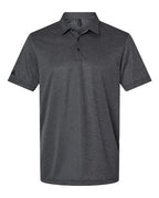Adidas Men's Space Dyed Polo - Black Melange