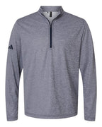 Adidas Men's Space Dyed Quarter-Zip Pullover - Collegiate Navy Melange