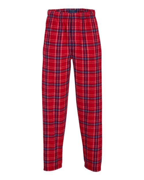 Boxercraft Men's Harley Flannel Pants (Part 1 of 5) - Brick Red Kingston