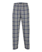 Boxercraft Men's Harley Flannel Pants (Part 3 of 5) - Oxford Heather/ Navy Kingston