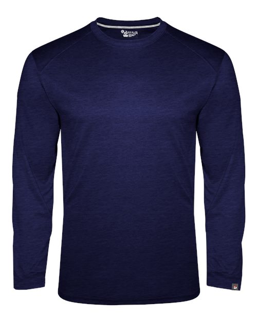 Badger Men's FitFlex Performance Long Sleeve T-Shirt - Navy