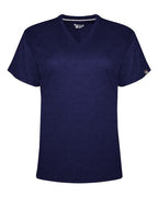 Badger Women's FitFlex Performance V-Neck T-Shirt - Navy