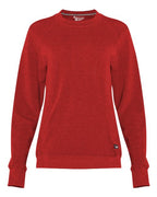 Badger Women's FitFlex French Terry Crewneck Sweatshirt - Red