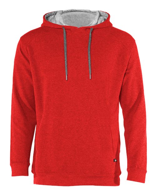 Badger Men's FitFlex French Terry Hooded Sweatshirt - Red