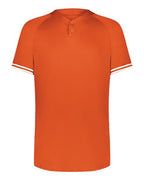 Augusta Sportswear Men's Cutter Henley Jersey (Part 1 of 2) - Orange/ White