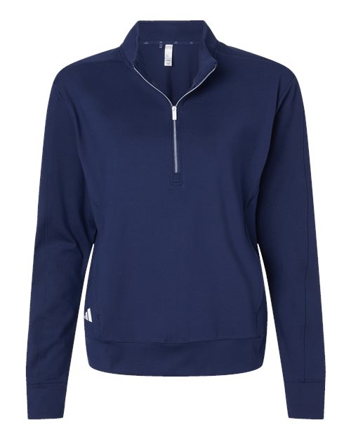Adidas Women's Ultimate365 Quarter-Zip Pullover - Collegiate Navy