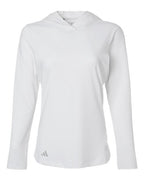 Adidas Women's Performance Hooded Pullover - White