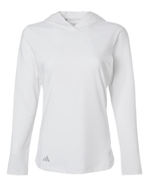 Adidas Women's Performance Hooded Pullover - White