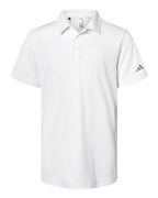 Adidas Youth Performance Polo - White