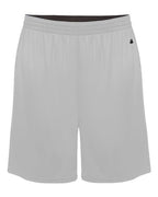 Badger Men's Ultimate SoftLock™ 8" Shorts - Silver