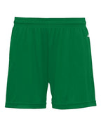 Badger Women's B-Core 5" Inseam Shorts (Part 1 of 2) - Kelly