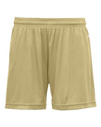 Badger Women's B-Core 5" Inseam Shorts (Part 1 of 2) - Vegas Gold