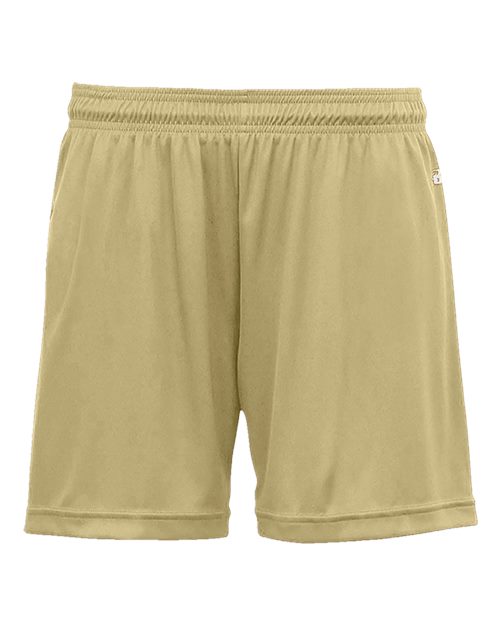 Badger Women's B-Core 5" Inseam Shorts (Part 1 of 2) - Vegas Gold