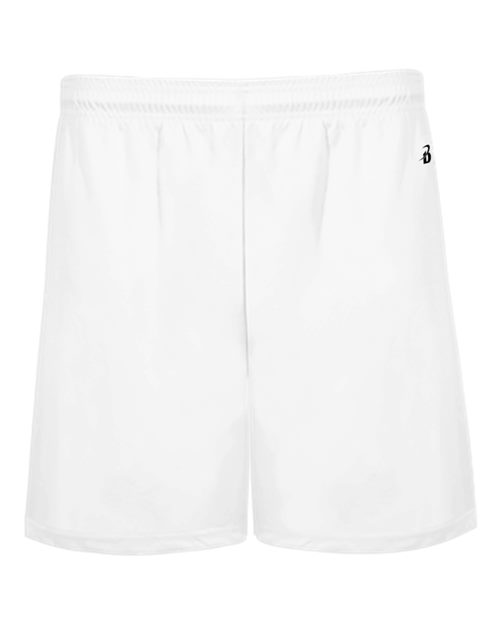 Badger Men's B-Core 5" Pocketed Shorts - White