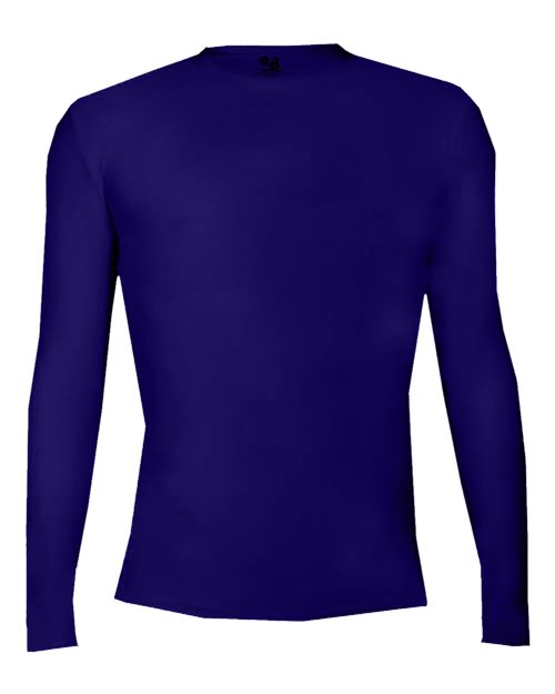 Badger Men's Pro-Compression Long Sleeve T-Shirt - Purple