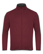 Badger Men's Blitz Outer-Core Jacket - Maroon/ Graphite