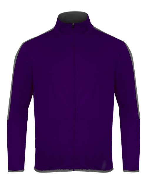 Badger Men's Blitz Outer-Core Jacket - Purple/ Graphite