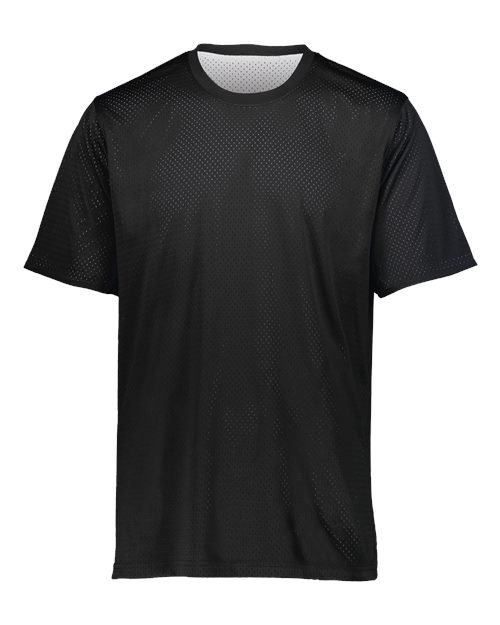 Augusta Sportswear Youth Mesh Reversible Jersey - Black/ White