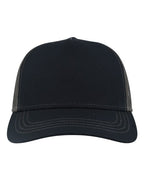 Atlantis Headwear Sustainable Canvas Cap - Navy/ Dark Grey