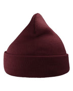 Atlantis Headwear Sustainable 12" Knit Beanie - Burgundy