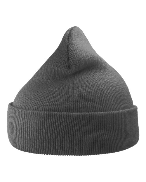 Atlantis Headwear Sustainable 12" Knit Beanie - Dark Grey