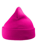Atlantis Headwear Sustainable 12" Knit Beanie - Fuchsia Pink