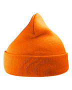 Atlantis Headwear Sustainable 12" Knit Beanie - Orange Fluorescent