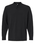 Adidas Men's Henley Long Sleeve T-Shirt - Black