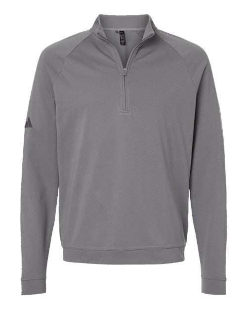 Adidas Men's Club Quarter-Zip Pullover - Grey Three