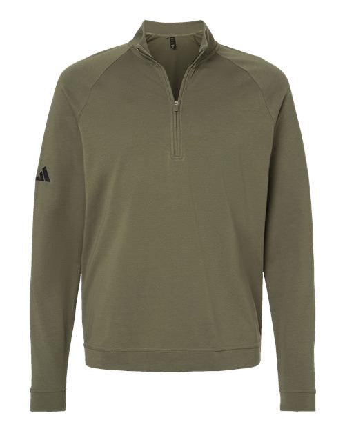 Adidas Men's Club Quarter-Zip Pullover - Olive Strata