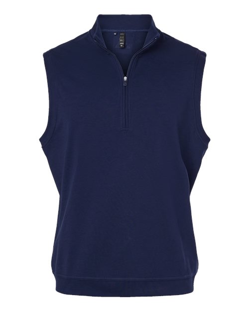 Adidas Men's Club Quarter-Zip Vest - Collegiate Navy