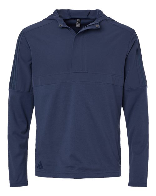 Adidas Men's Half-Zip Hooded Anorak - Crew Navy