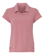 Adidas Women's Blended Polo - Pink Strata Melange