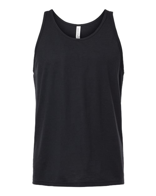 BELLA + CANVAS Unisex Triblend Tank - Solid Black Triblend