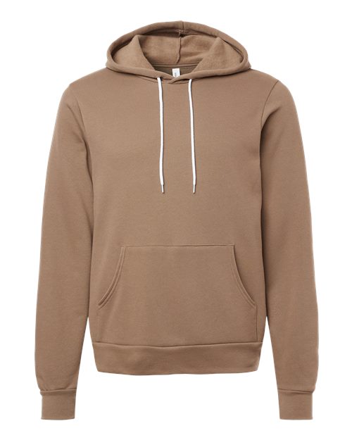 BELLA + CANVAS Unisex Sponge Fleece Hoodie Sweatshirt (Part 4 of 4) - Vintage Brown
