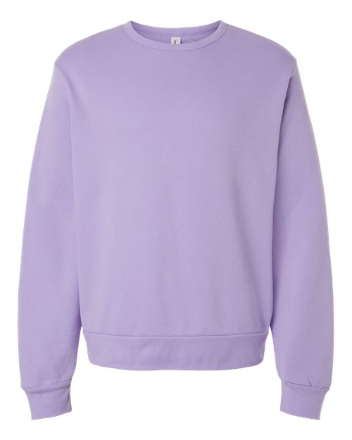 BELLA + CANVAS Unisex Sponge Fleece Classic Crewneck Sweatshirt - Dark Lavender