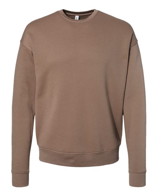 BELLA + CANVAS Unisex Sponge Fleece Drop Shoulder Crewneck Sweatshirt (Part 2 of 2) - Vintage Brown