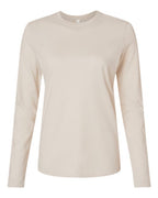 BELLA + CANVAS Women’s Jersey Long Sleeve Tee - Heather Dust