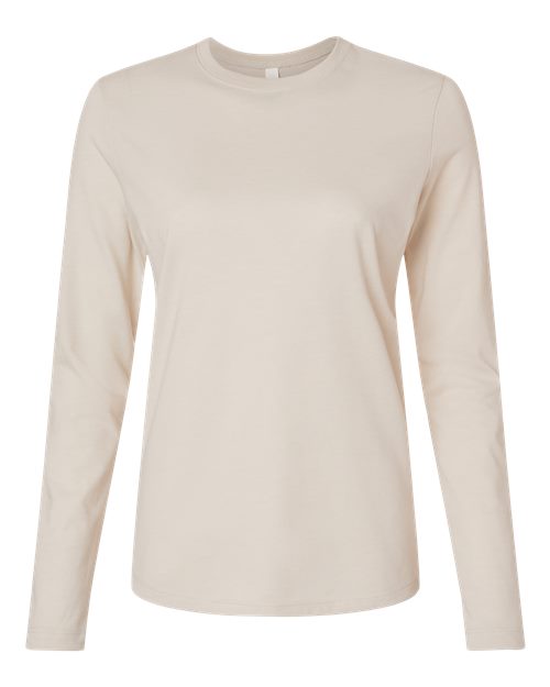 BELLA + CANVAS Women’s Jersey Long Sleeve Tee - Heather Dust