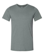 BELLA + CANVAS CVC Jersey Tee (Part 1 of 7) - Heather Blue Storm